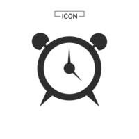 ilustración de vector de icono de reloj de alarma