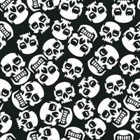 Skull Skeleton Seamless Pattern vector