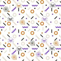 Halloween Funny children Pattern vector