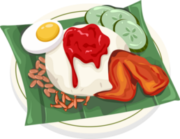 nasi lemak ilustração png