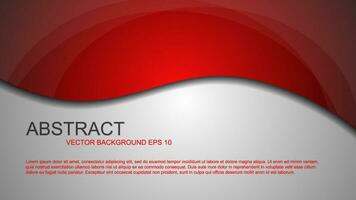 abstract business banner background design with curves vector