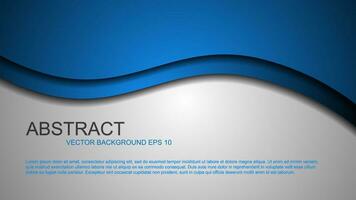 abstract business banner background design with curves vector