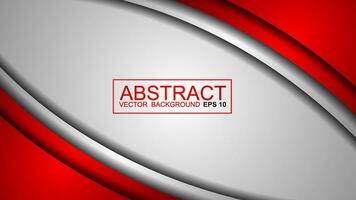 abstract business banner background design with curves vector