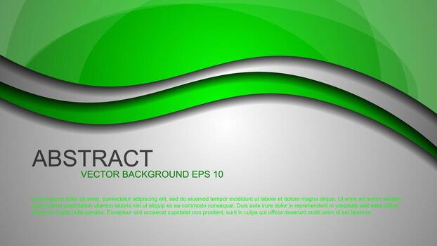 abstract business banner background design with curves vector