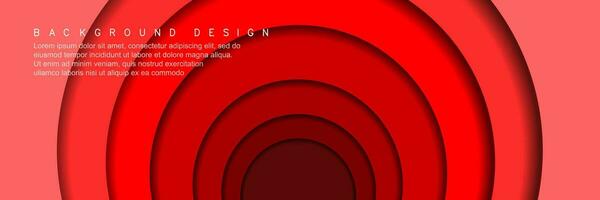 Abstract background circle layer dimension vector