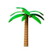 paume arbre 3d le rendu icône illustration png