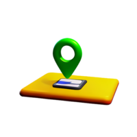 ubicación 3d icono ilustración png