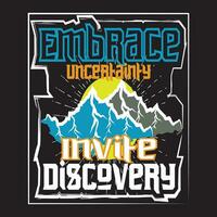 Adventure dark t shirt design vector