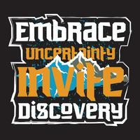 Adventure dark t shirt design on black background vector