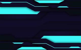 modern cyber futuristic blue abstract background gaming banner frame vector