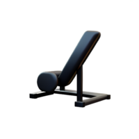 banc presse 3d Gym aptitude icône png