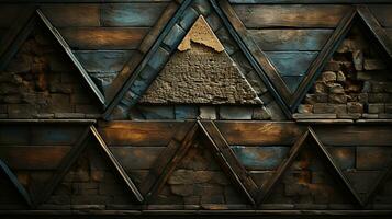 pyramid background texture ai photo