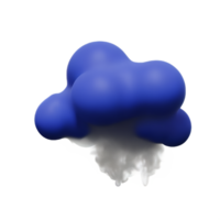 niebla 3d icono ilustración png