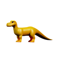 dinosaurus 3d renderen icoon illustratie png