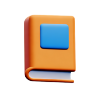 book 3d icon illustration png