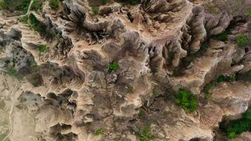 Flowing erosion landform in Yunnan, China. video
