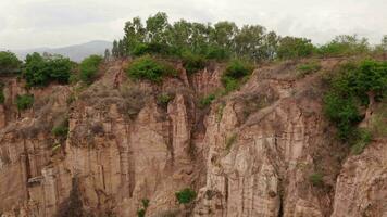 Flowing erosion landform in Yunnan, China. video