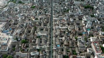 edifici e paesaggi nel Weishan, Yunnan, Cina. video