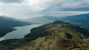 Natural reservoir in Yunnan, China. video