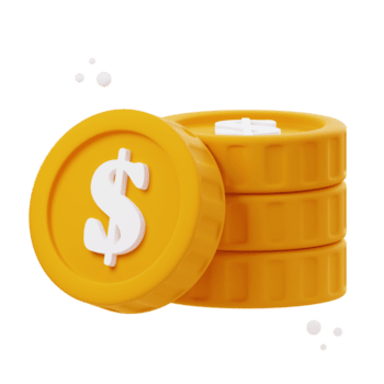 3d moneta icona illustrazioni rendere di moneta icona disegni. Perfetto per aggiungendo un' toccare di autenticità e valore per il tuo digitale progetti. png