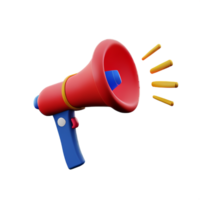 megaphone 3d icon png