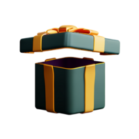 gift box 3d rendering icon illustration png