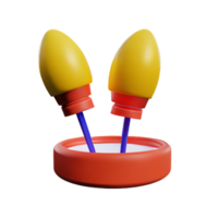 fireworks 3d icon illustration png