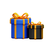 gift box 3d rendering icon illustration png