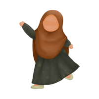 junges muslimisches Mädchen png