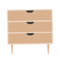 wooden furniture illustration png