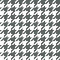 Seamless Gray And White Houndstooth Pattern vector