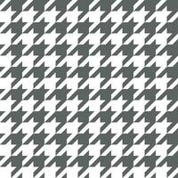 Seamless Gray And White Houndstooth Pattern vector