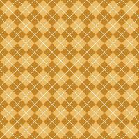 Simple Yellow Seamless Argyle Pattern vector
