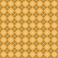 Simple Yellow Seamless Argyle Pattern vector