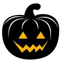 The Pumpkin jack o lantern in Halloween vector