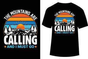 Adventure Mountain t shirt design vector illustration