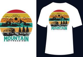 Adventure Mountain t shirt design vector illustration