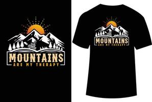 Adventure Mountain t shirt design vector illustration