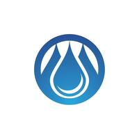 water drop Logo Template vector