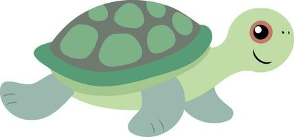 animal reptile turtle cute vector