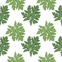 leaf illustration seamless pattern2 vector