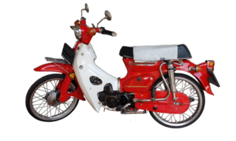 klassiek motorfiets Aan transparant achtergrond geïsoleerd png