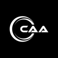 CAA Logo Design, Inspiration for a Unique Identity. Modern Elegance and Creative Design. Watermark Your Success with the Striking this Logo. vector