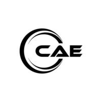 CAE Logo Design, Inspiration for a Unique Identity. Modern Elegance and Creative Design. Watermark Your Success with the Striking this Logo. vector