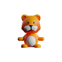 Lion 3d icône illustration png