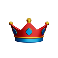crown 3d icon illustration png