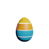 easter 3d icon illustration png