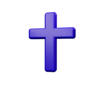 cross  3d icon illustration png