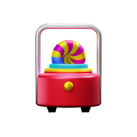 bonbons machine 3d bonbons icône png