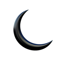 Luna 3d icona illustrazione png